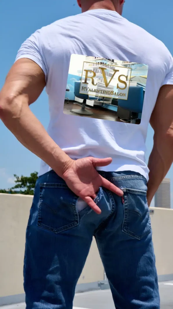 Master Stylist Randall Valentino Gonzales symbolizing the journey to mend a torn relationship with your hair through Behavioral Haircut and Color Science.