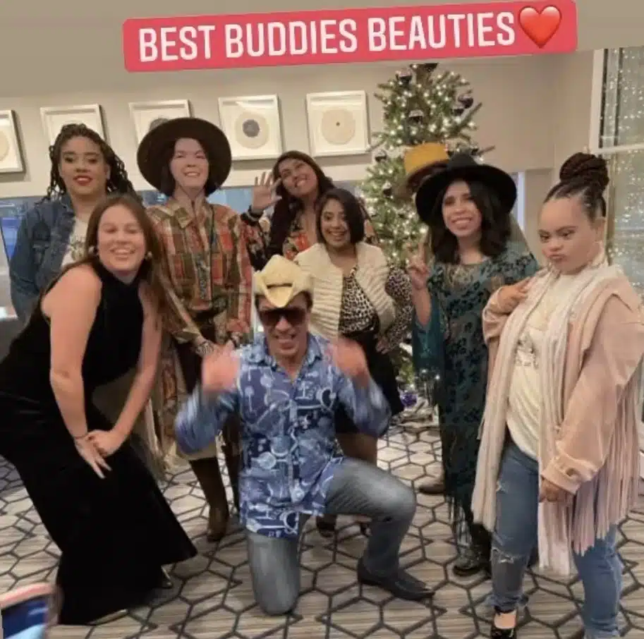 Master Hairstylist Randall Valentino Gonzales supporting community volunteer causes with Best Buddies Houston at R Valentino Hair Salon.
